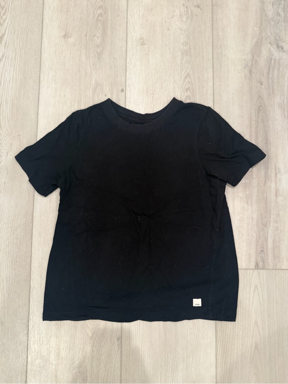 Vuori Black Short Sleeve Crewneck Tee